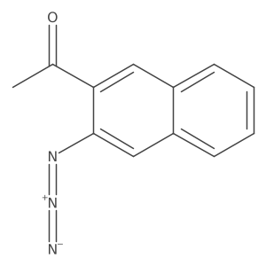 1-(3-Azido-2-naphthalenyl)ethanone Structure
