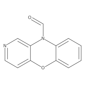 Pyrido[4,3-b][1,4]benzoxazine-10-carbaldehyde结构式