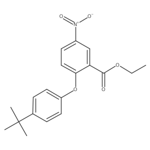 Ethyl 2-[4-(1,1-dimethylethyl)phenoxy]-5-nitrobenzoate Structure