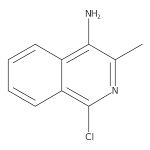 1-Chloro-3-methyl-isoquinolin-4-ylamine Structure