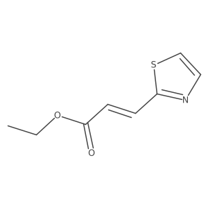 Ethyl (2E)-3-(1,3-thiazol-2-yl)prop-2-enoate Structure