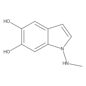 1-(Methylamino)-1H-indole-5,6-diol结构式