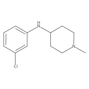 N-(3-Chlorophenyl)-1-methylpiperidin-4-amine Structure