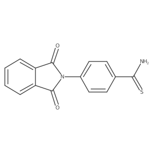 4-(1,3-Dioxo-1,3-dihydro-2H-isoindol-2-yl)benzenecarbothioamide结构式