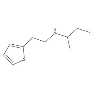 (Butan-2-yl)[2-(thiophen-2-yl)ethyl]amine结构式