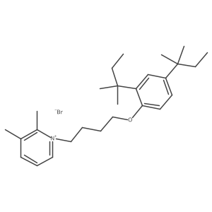 1-{4-[2,4-Bis-(1,1-dimethyl-propyl)-phenoxy]-butyl}-2,3-dimethyl-pyridinium Structure