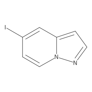 5-Iodopyrazolo[1,5-a]pyridine结构式
