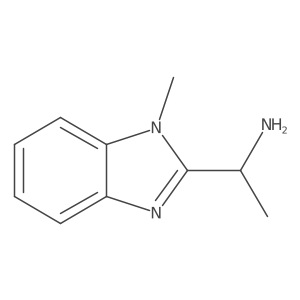 (S)-1-(1-Methyl-1H-benzoimidazole-2-yl)ethaneamine结构式