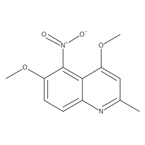 4,6-Dimethoxy-2-methyl-5-nitroquinoline Structure
