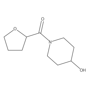 1-(Oxolane-2-carbonyl)piperidin-4-ol Structure
