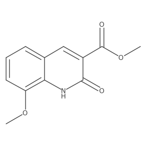 Methyl 8-methoxy-2-oxo-1,2-dihydroquinoline-3-carboxylate Structure