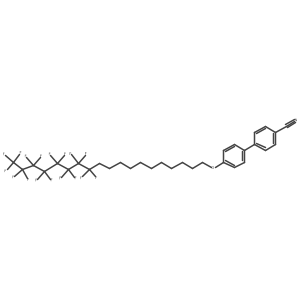 4'-[(12,12,13,13,14,14,15,15,16,16,17,17,18,18,19,19,19-Heptadecafluorononadecyl)oxy][1,1'-biphenyl]-4-carbonitrile Structure