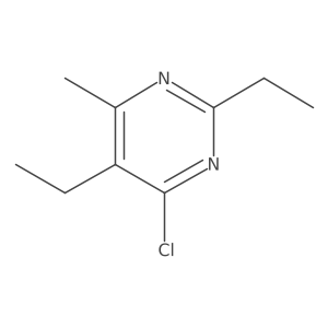 4-Chloro-2,5-diethyl-6-methylpyrimidine结构式