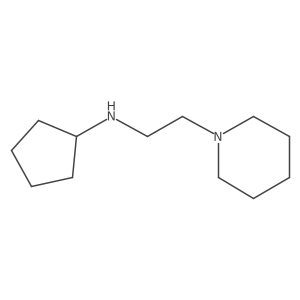 N-[2-(Piperidin-1-yl)ethyl]cyclopentanamine Structure