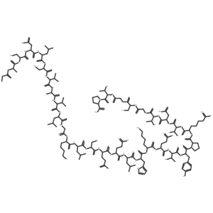 N(alpha)-Propionyl-1,7-di-ala-19-des-leu-salmon calcitonin结构式