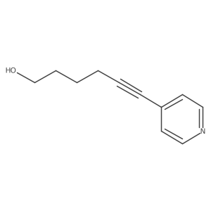 6-(4-Pyridinyl)-5-hexyn-1-ol Structure