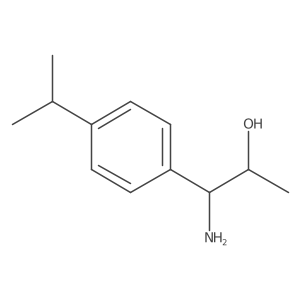(1R,2R)-1-Amino-1-[4-(methylethyl)phenyl]propan-2-OL结构式