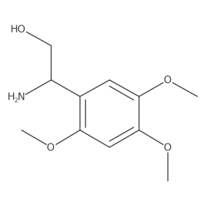 (2S)-2-amino-2-(2,4,5-trimethoxyphenyl)ethan-1-ol结构式