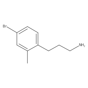 3-(4-Bromo-2-methylphenyl)propan-1-amine Structure