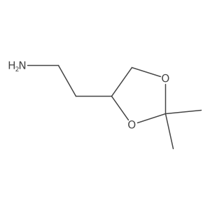 2-((R)-2,2-dimethyl-[1,3]dioxolan-4-yl)-ethylamine结构式