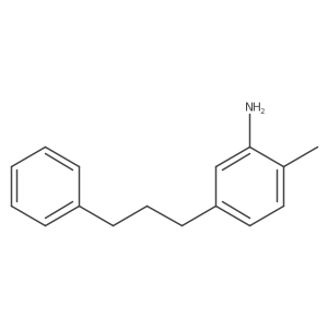 2-Methyl-5-(3-phenylpropyl)aniline结构式