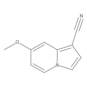 7-Methoxyindolizine-1-carbonitrile Structure