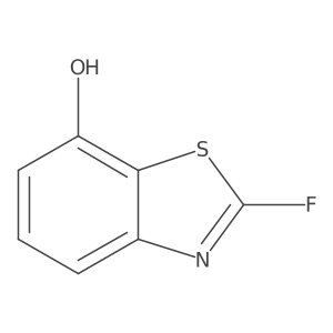 2-Fluoro-7-hydroxybenzothiazole结构式