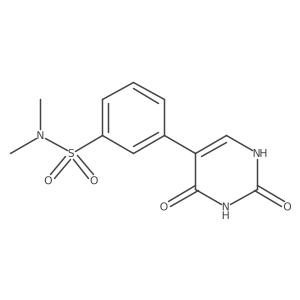 (2,4)-Dihydroxy-5-(3-N,N-dimethylsulfamoylphenyl)pyrimidine结构式