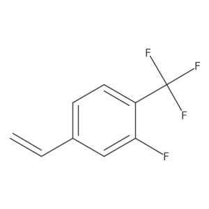 4-Ethenyl-2-fluoro-1-(trifluoromethyl)benzene Structure
