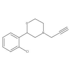 2-(2-Chlorophenyl)-4-(prop-2-yn-1-yl)morpholine结构式