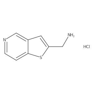 Thieno[3,2-c]pyridin-2-ylmethanamine hydrochloride结构式