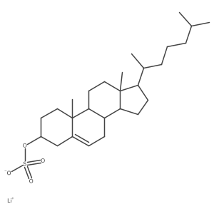 Cholesterol sulfate lithium salt Structure