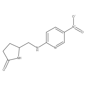 5-(((5-Nitropyridin-2-yl)amino)methyl)pyrrolidin-2-one Structure