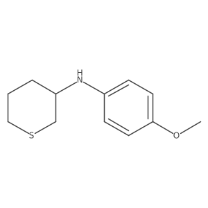 N-(4-methoxyphenyl)thian-3-amine Structure