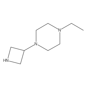 1-(Azetidin-3-yl)-4-ethylpiperazine结构式