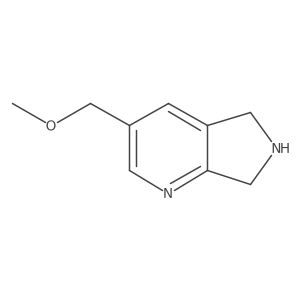 3-(Methoxymethyl)-5H,6H,7H-pyrrolo[3,4-b]pyridine结构式