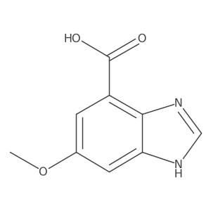 6-Methoxy-1H-benzo[d]imidazole-4-carboxylic acid Structure