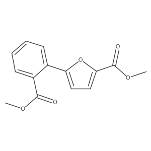 Methyl5-(2-(methoxycarbonyl)phenyl)furan-2-carboxylate Structure
