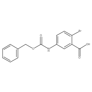 5-{[(Benzyloxy)carbonyl]amino}-2-bromobenzoic acid结构式