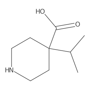4-Isopropylpiperidine-4-carboxylic acid Structure