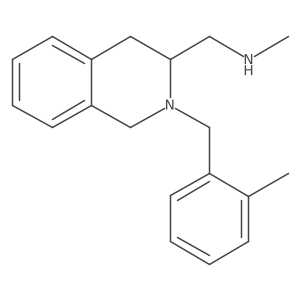 Methyl({2-[(2-methylphenyl)methyl]-1,2,3,4-tetrahydroisoquinolin-3-yl}methyl)amine Structure