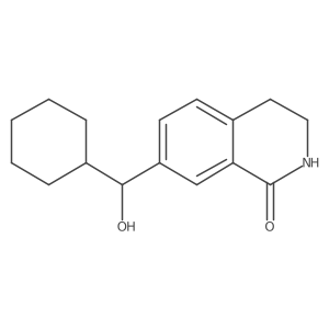 7-[Cyclohexyl(hydroxy)methyl]-1,2,3,4-tetrahydroisoquinolin-1-one结构式