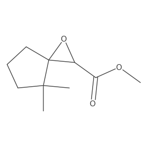 Methyl 4,4-dimethyl-1-oxaspiro[2.4]heptane-2-carboxylate结构式