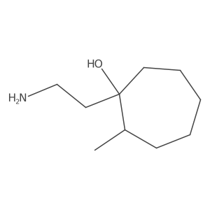1-(2-Aminoethyl)-2-methylcycloheptan-1-ol结构式