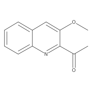 1-(3-Methoxy-2-quinolinyl)ethanone结构式