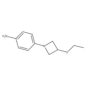 4-(3-ethoxyazetidin-1-yl)aniline Structure