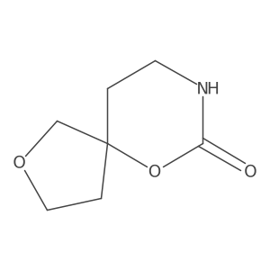 2,6-Dioxa-8-azaspiro[4.5]decan-7-one结构式