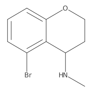 5-bromo-N-methylchroman-4-amine结构式