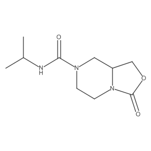 (R)-N-isopropyl-3-oxotetrahydro-1H-oxazolo[3,4-a]pyrazine-7(3H)-carboxamide结构式