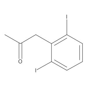 1-(2,6-Diiodophenyl)propan-2-one结构式